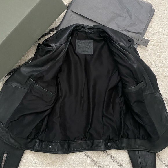 Allsaints Leather Jacket - Picture 8 of 13